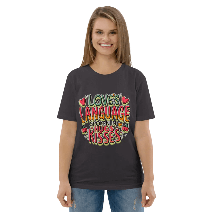 Love's Language spoken in hugs & Kisses T-shirt - Ver 2 product image (6)