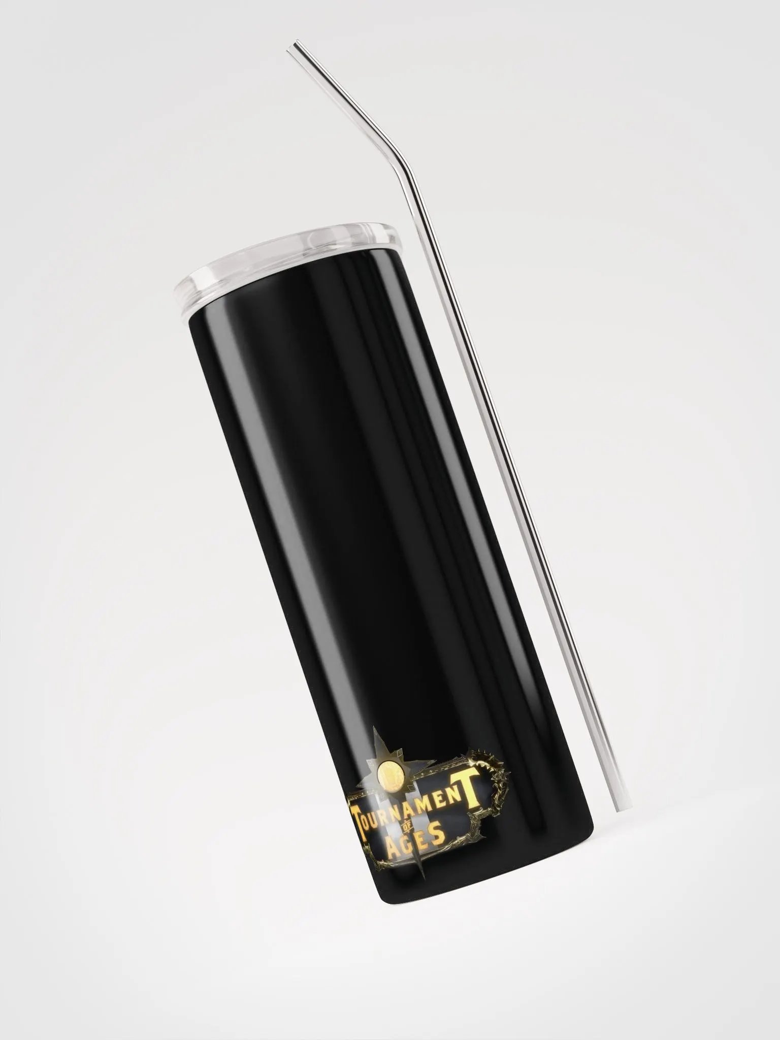 Tournament of Ages - Full Logo - Tumbler w/Straw product image (3)