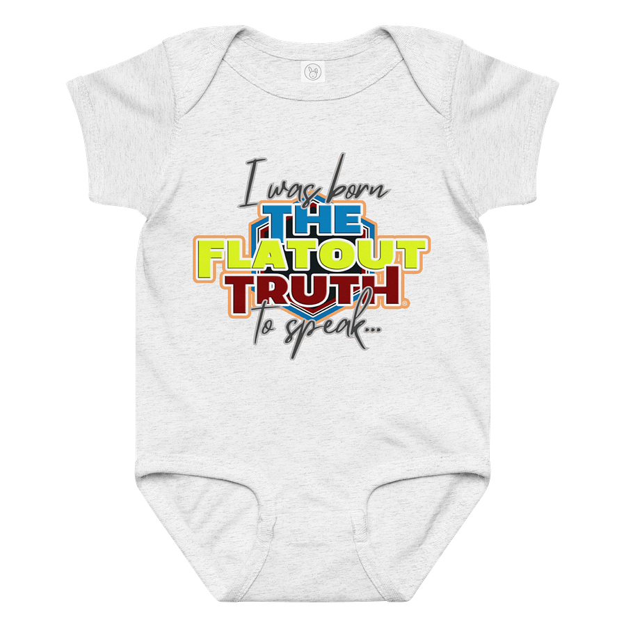 "I was born to speak" TFOT Baby Onesie product image (1)