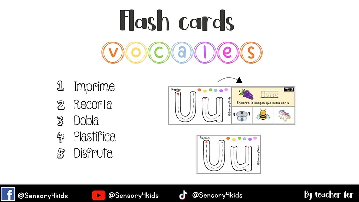 Flash cards vocales product image (2)