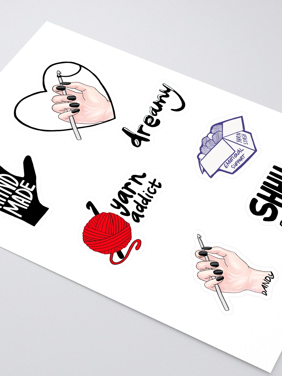 Crochet Lover Sticker Sheet product image (2)