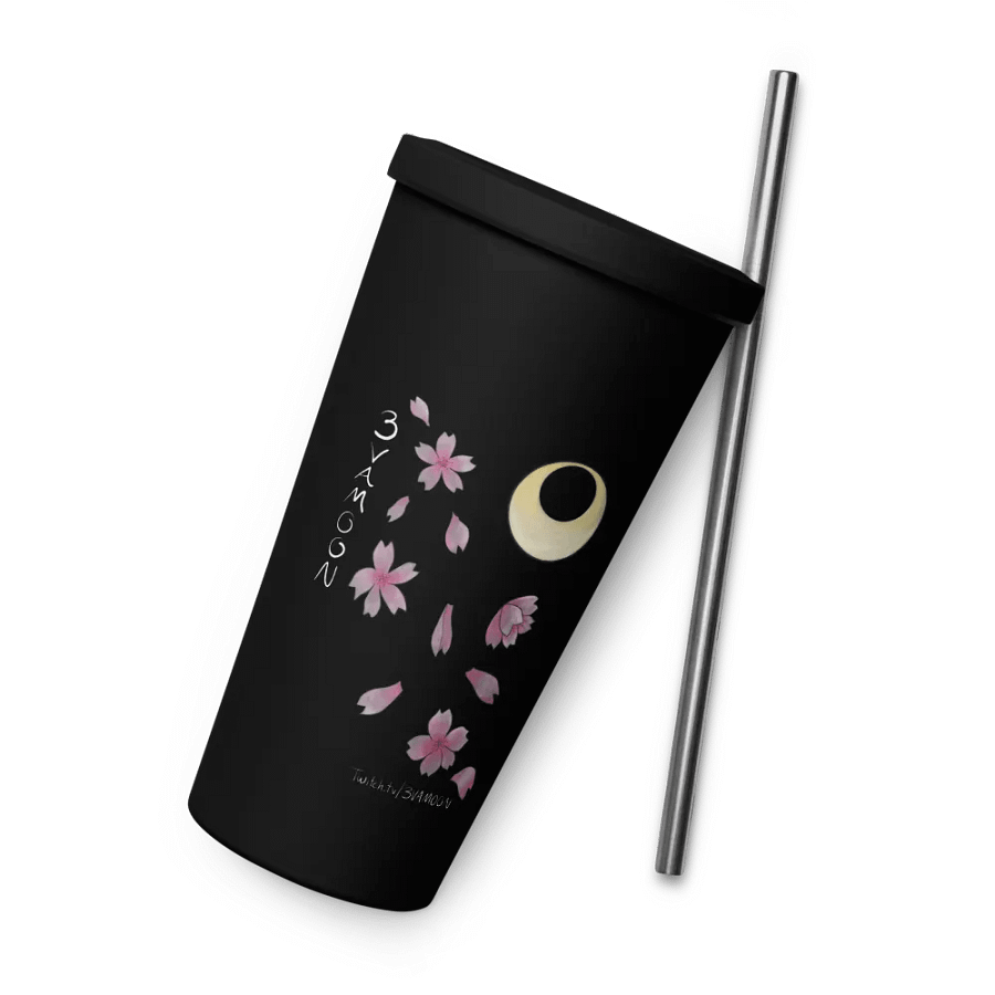 Sakura Blossom Insulated Tumbler w/ Straw product image (3)