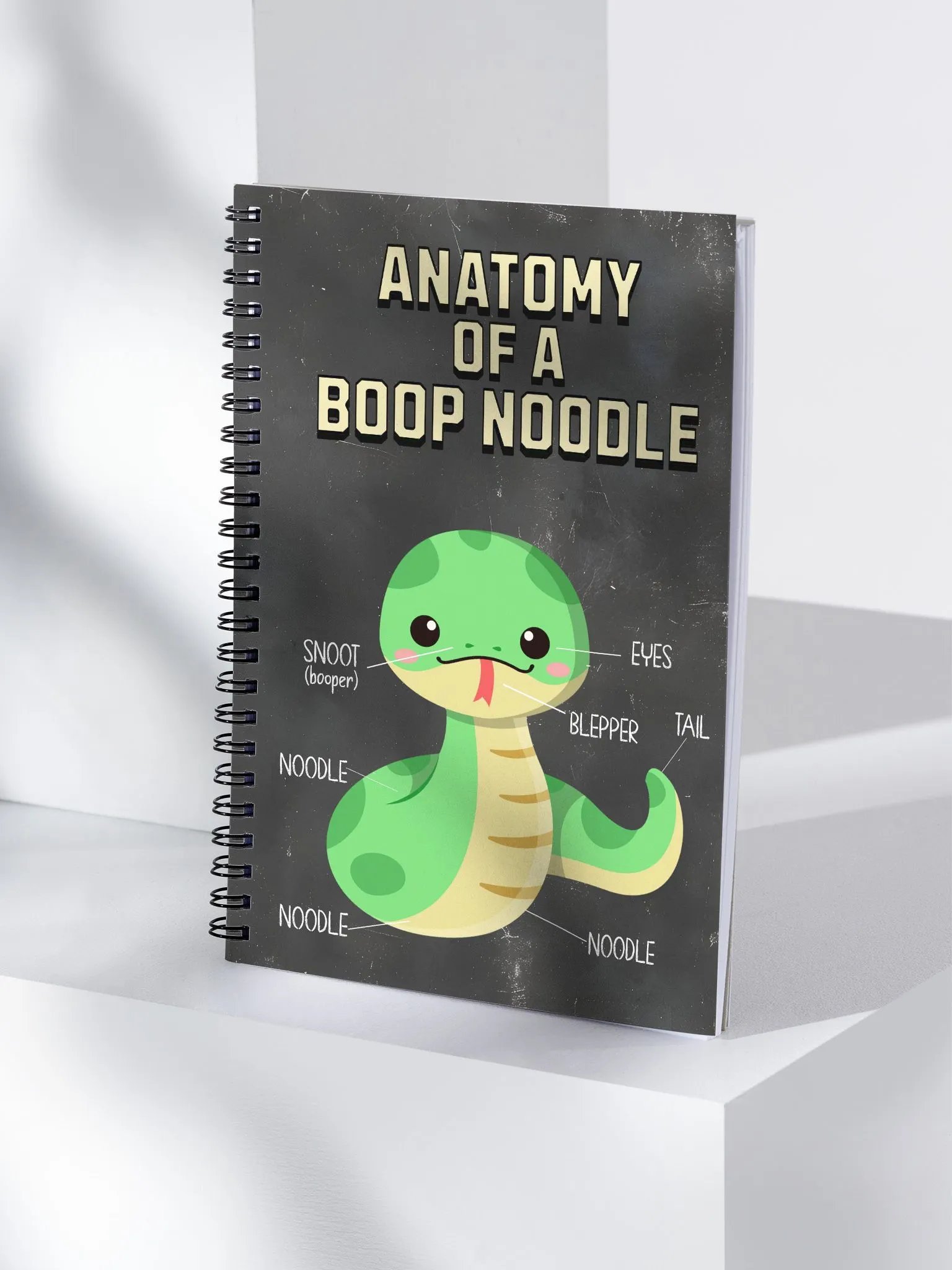 Boop Noodle Academy Spiral Notebook product image (5)