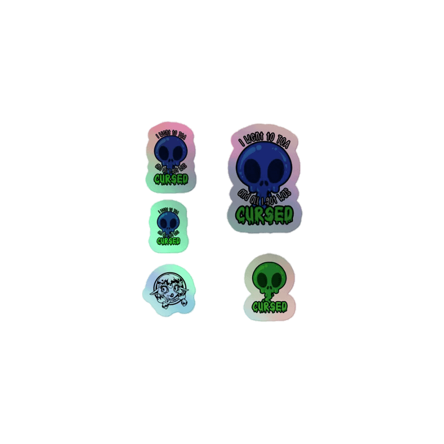 All I Got Was Cursed - Shaman - Holo Sticker Sheet product image (1)