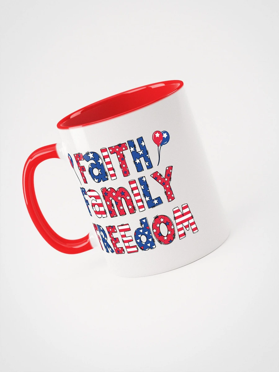 Faith, Family, Freedom Patriotic Mug product image (3)