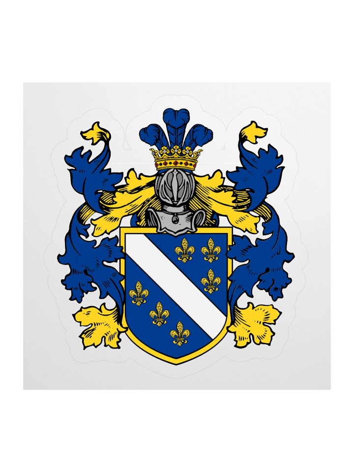 Bosnian Royal Arms Kiss Cut Sticker product image (1)