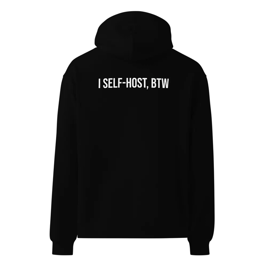 I self-host, btw (hoodie) product image (3)