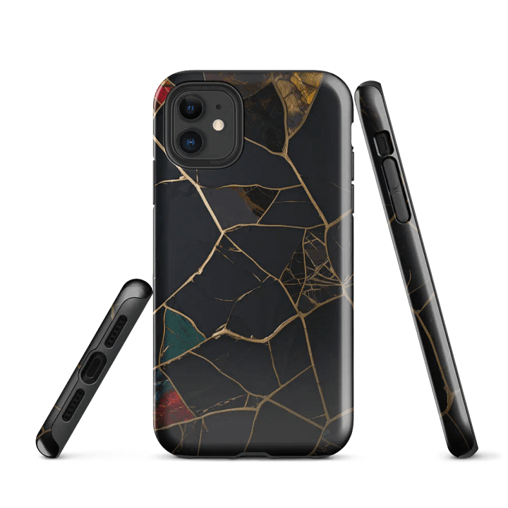 Ruby & Kintsugi Tough iPhone Case product image (1)