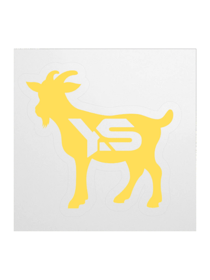 ItsYellowSnow Struggling Goat Sticker product image (3)