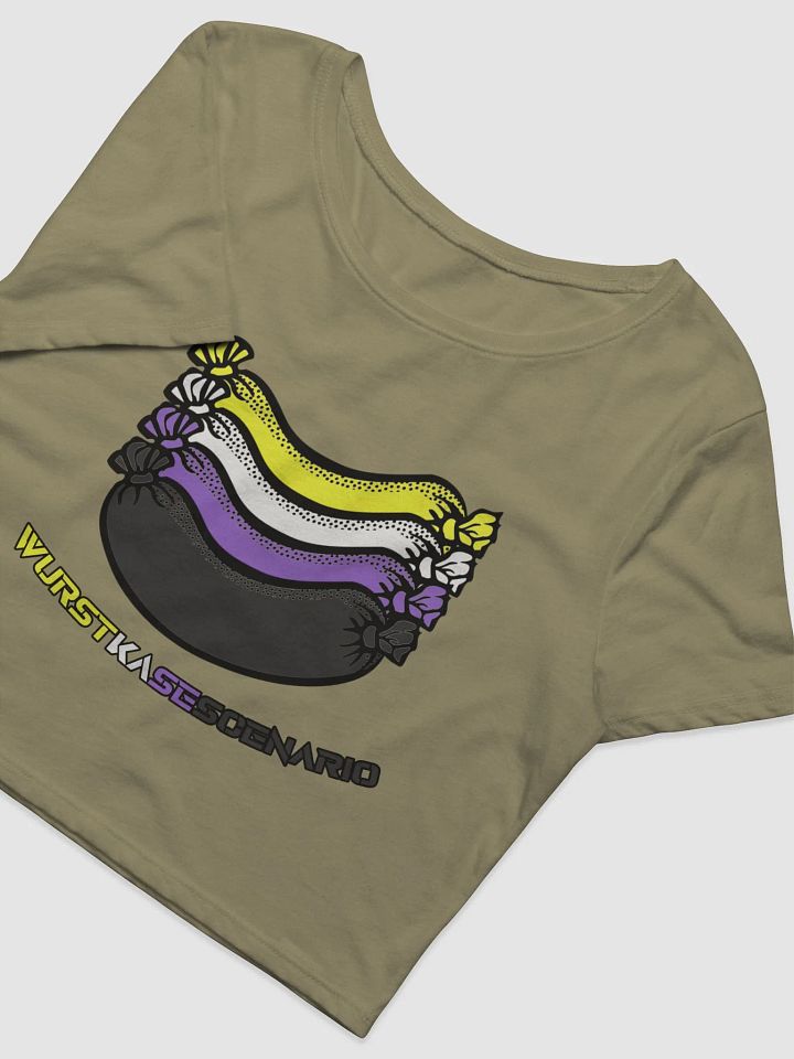 Non-Binary Pride Crop Sausage Tee product image (4)