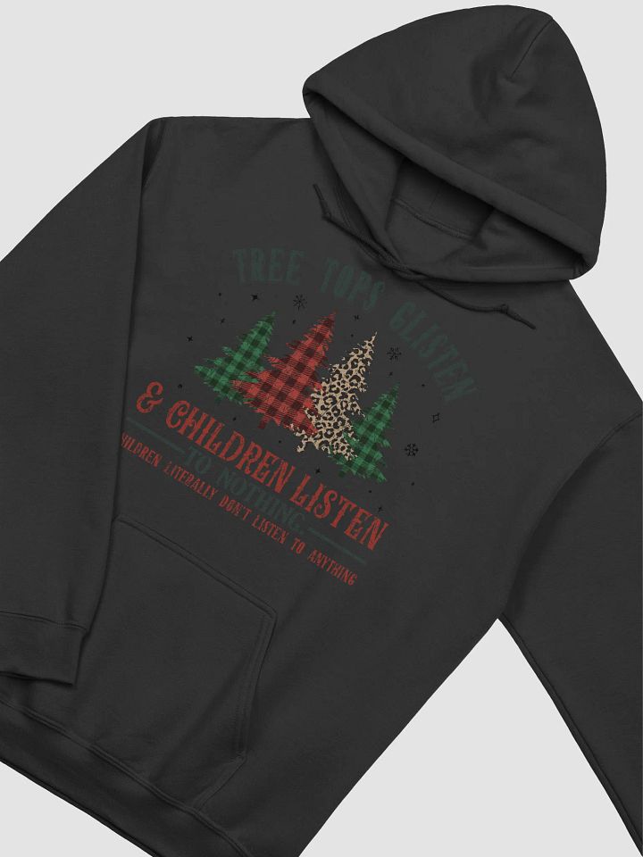 Retro Plaid Christmas Twist Hoodie product image (2)