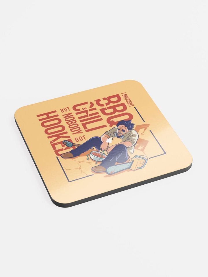 I Brought BBQ & Chili but... - Glossed Cork Coaster product image (2)