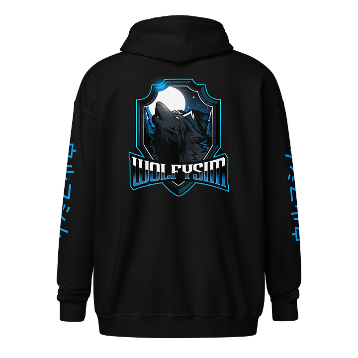 WolfySim Zip Hoodie Front and Back and Japanese Sleeves product image (2)