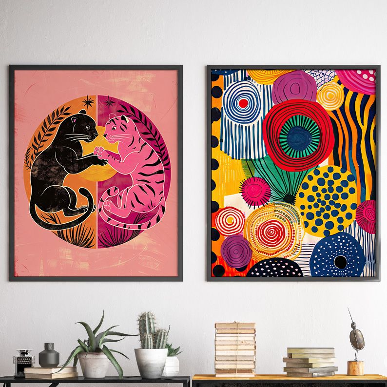 Maximalist Gallery Wall Set of 9 Colorful DIGITAL Prints product image (5)