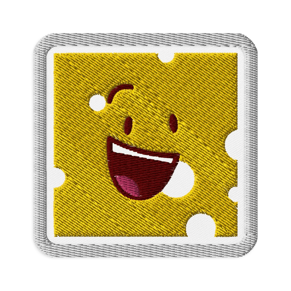 Cheese Slice Embroidered Patch | The Apple Gallery Media Store