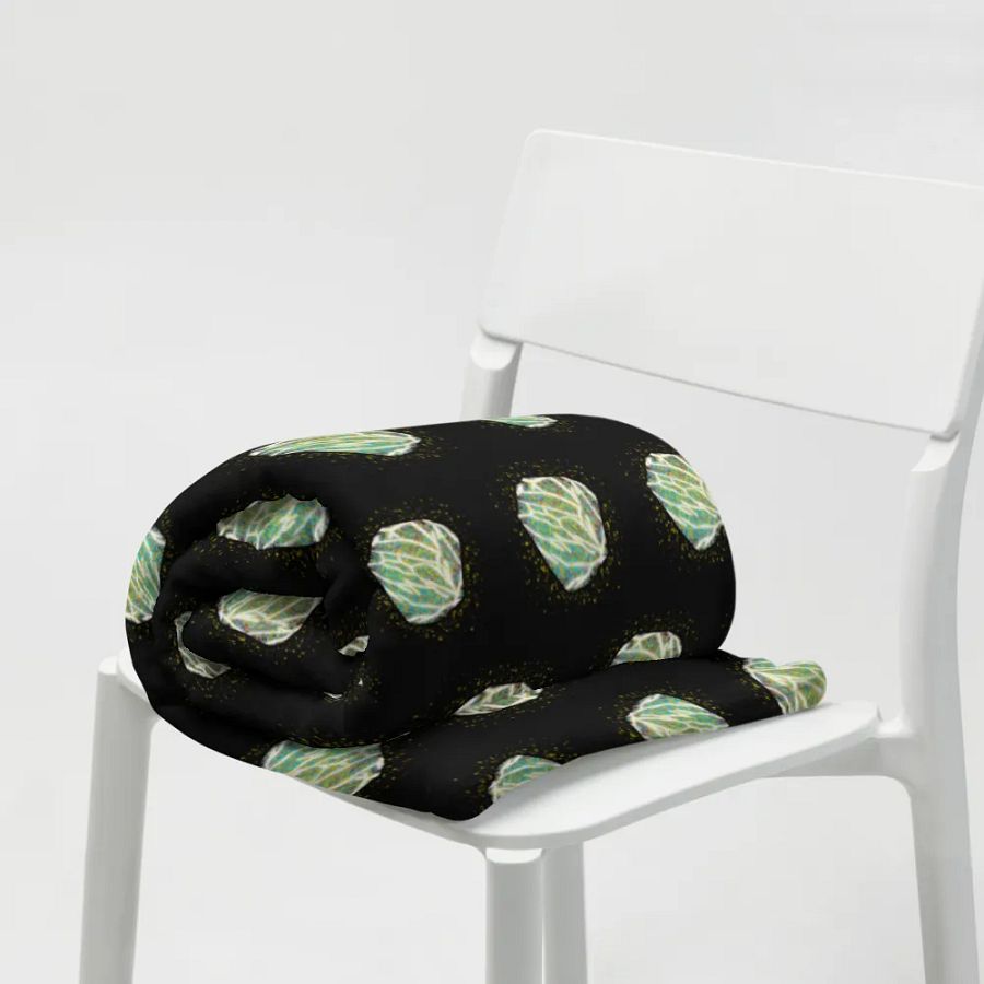 ItsMeHarp Shiny rock Throw Blanket product image (19)