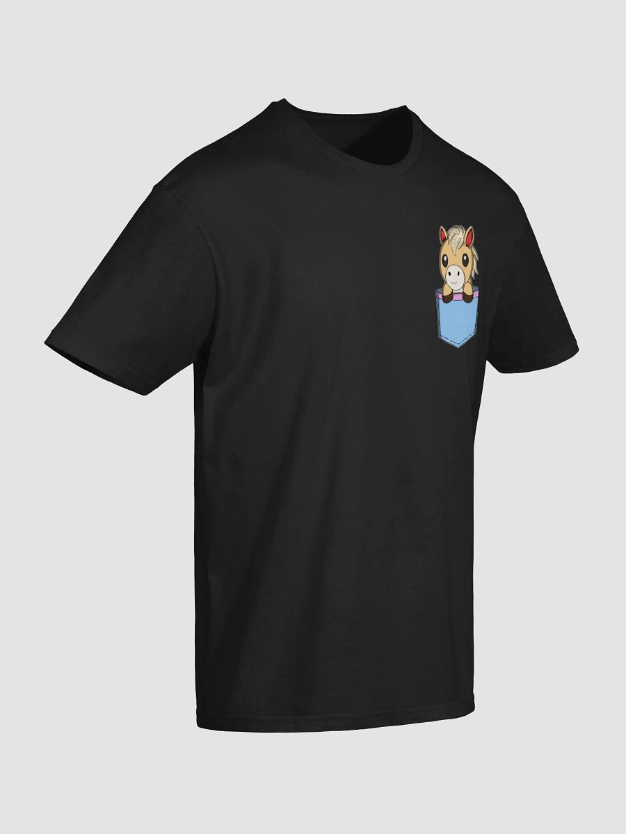 Pocket Waffle & Relatable Horses Hug T-Shirt | Cute Plush Horse Duo Tee | Cute Front & Back Print product image (36)