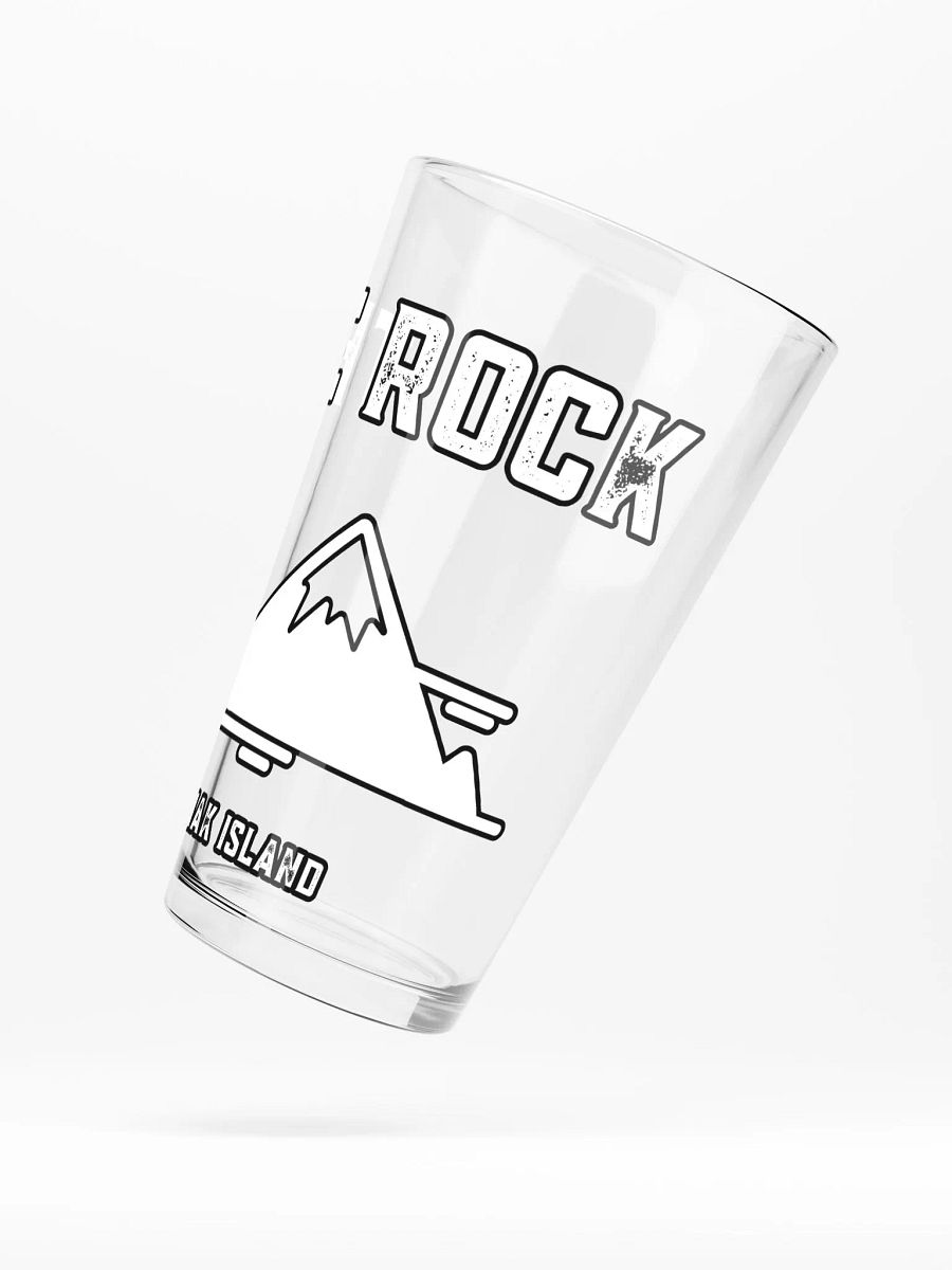 The Rock Pint Glass (White) product image (5)