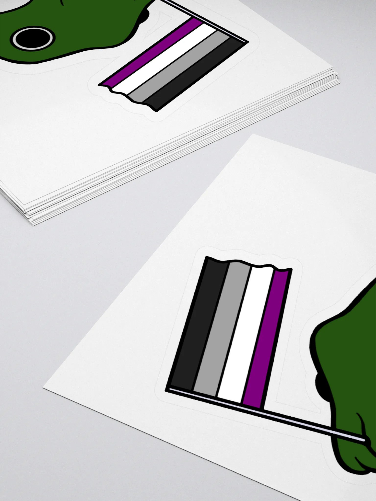 Asexual Pride Flag Sticker product image (4)