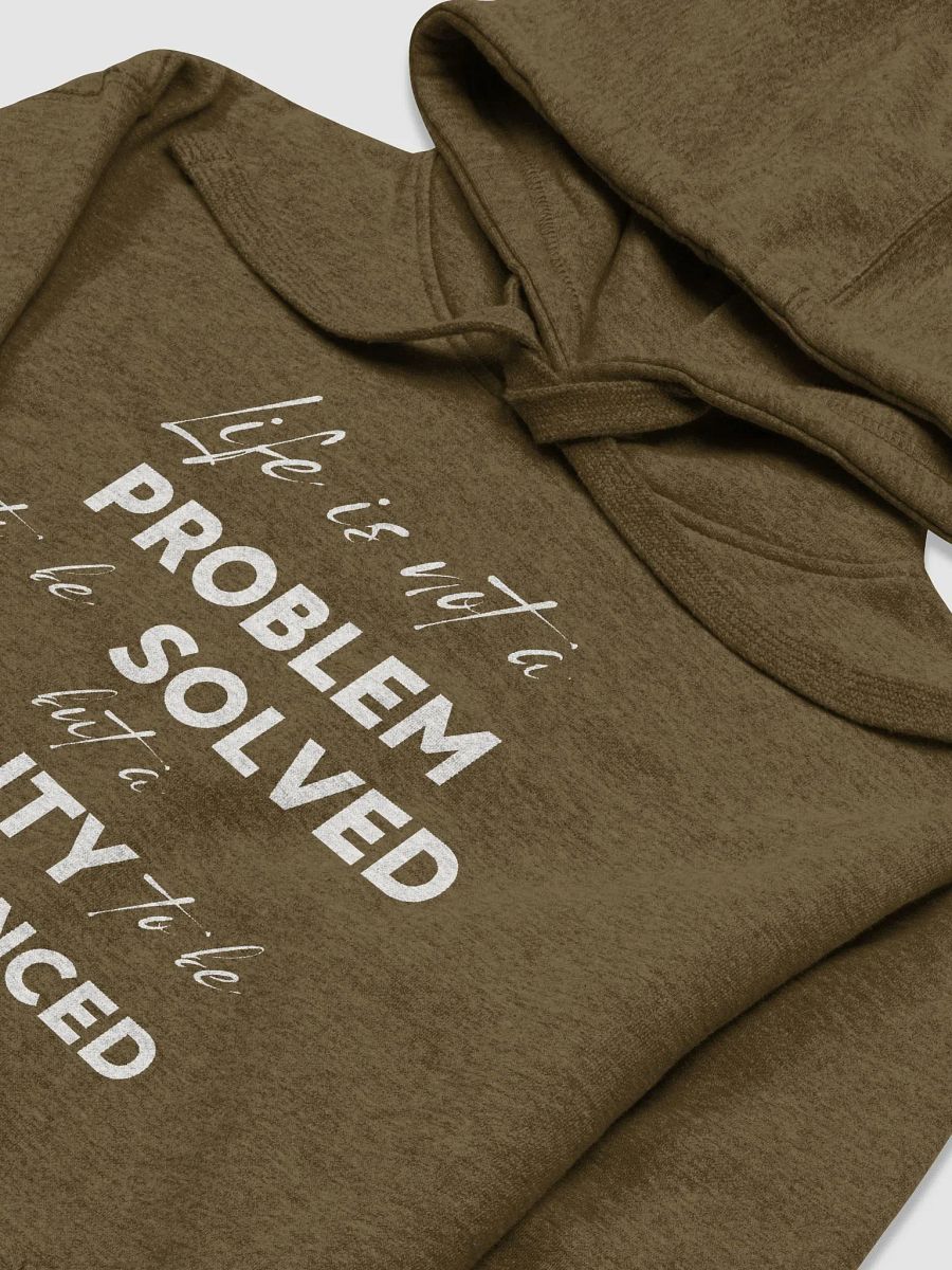 "Life is not a PROBLEM to be SOLVED" Premium Unisex Hoodie product image (3)