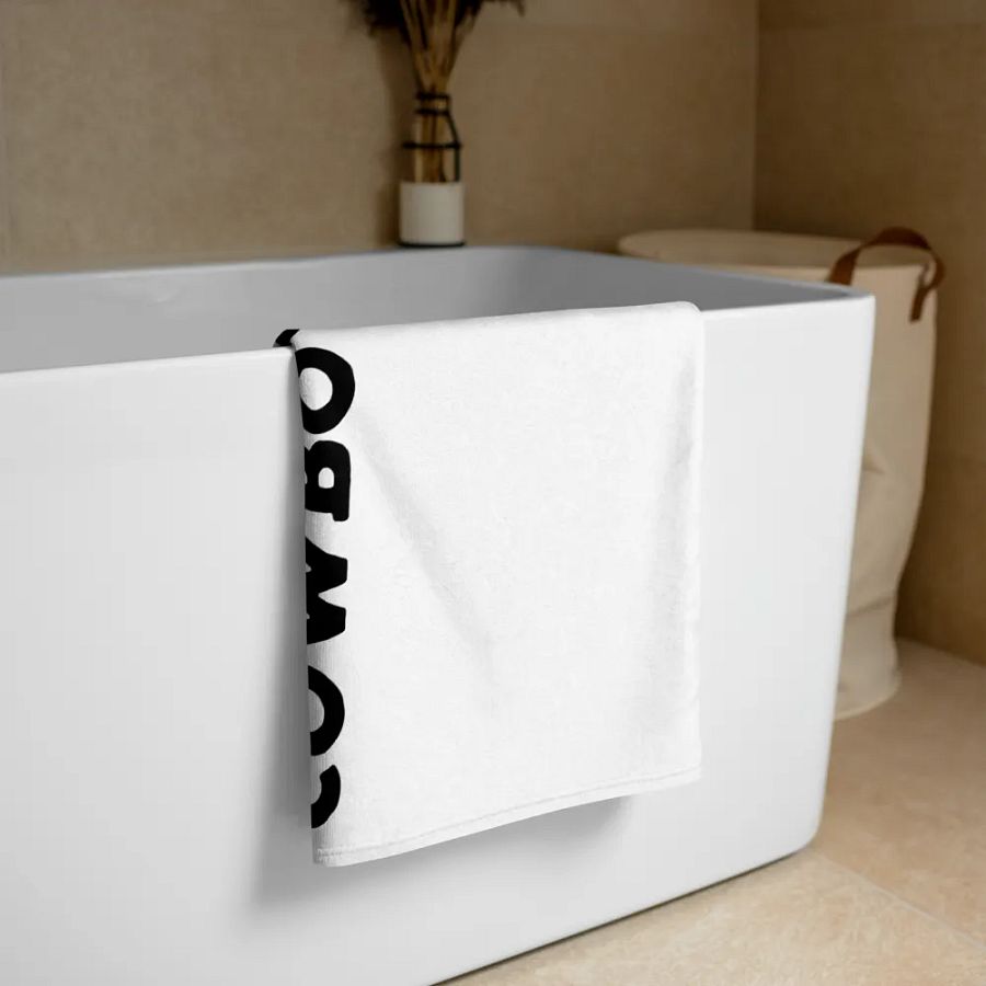 'Cupid, Find Me a Cowboy' Sublimated Towel product image (3)