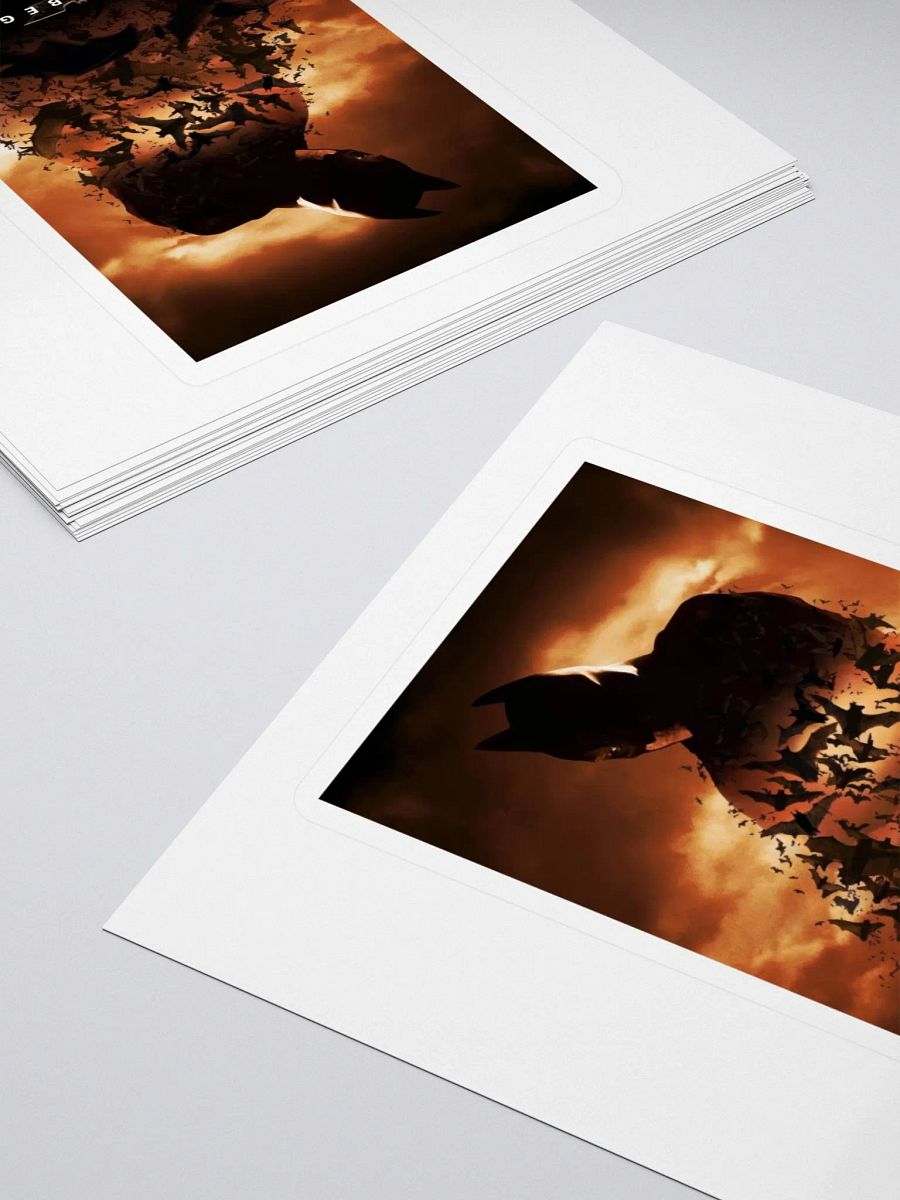 Batman Begins Disintegrating Cape Sticker product image (4)