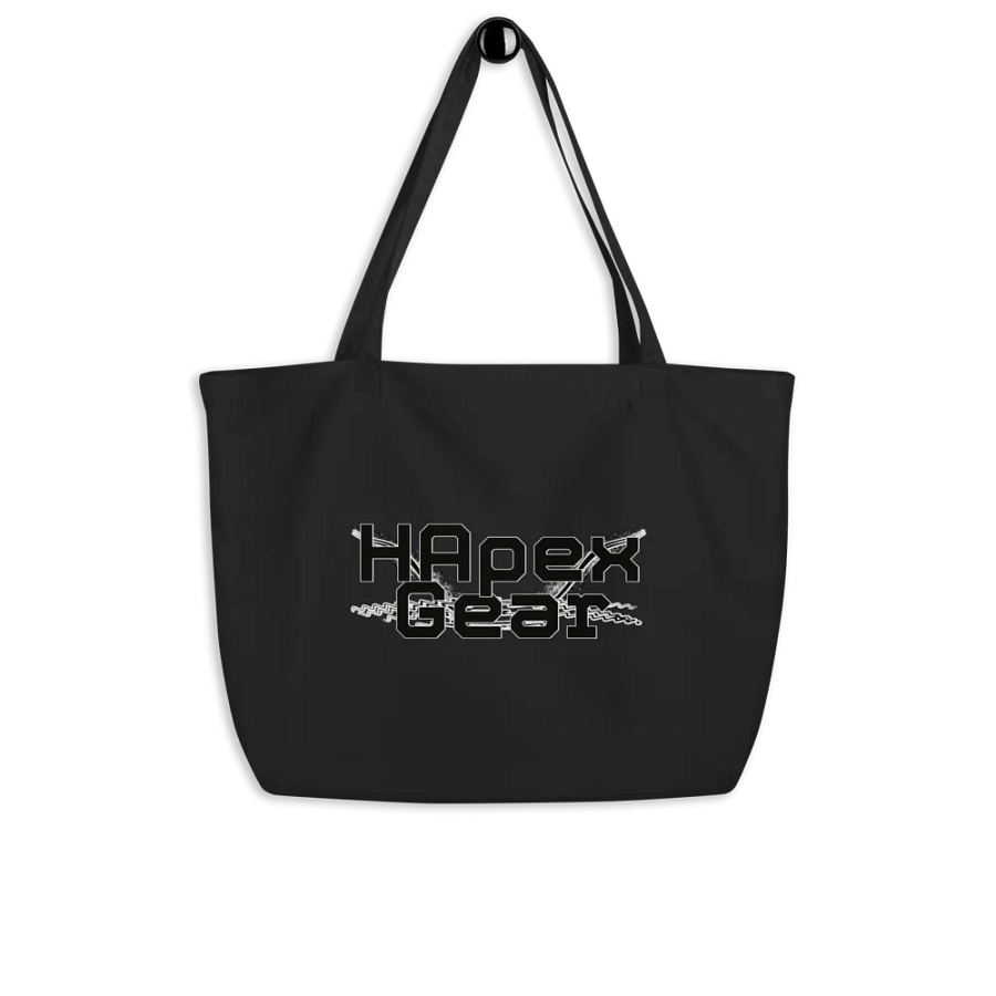 Black HApex Gear Black Logo - Organic Cotton Tote product image (4)