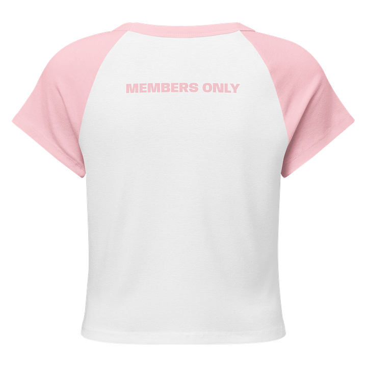 Hot Moms Club “Members Only” Raglan Tee – Pink Edition product image (2)