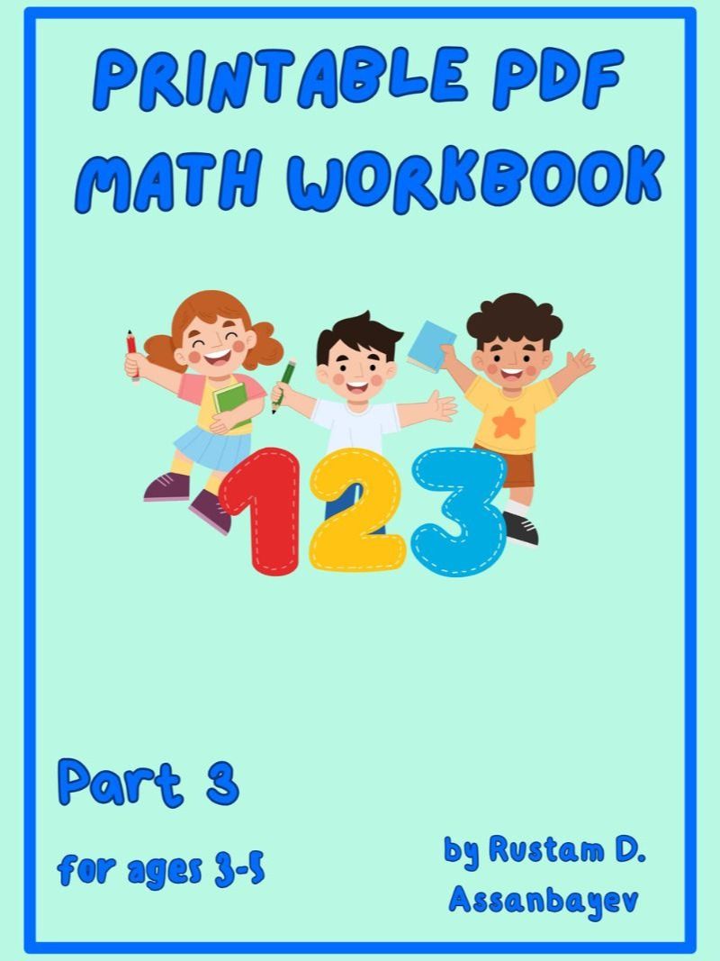 Printable Math Workbook Part 3 product image (1)