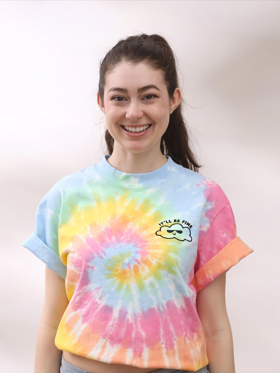 It'll Be Fine Tie Dye Tee (pastel) product image (1)