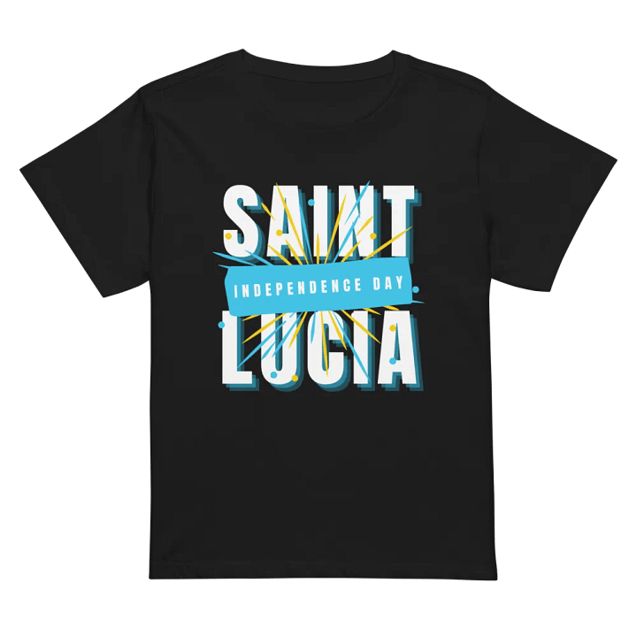 Saint Lucia Independence Day Women's Baby Tee product image (3)