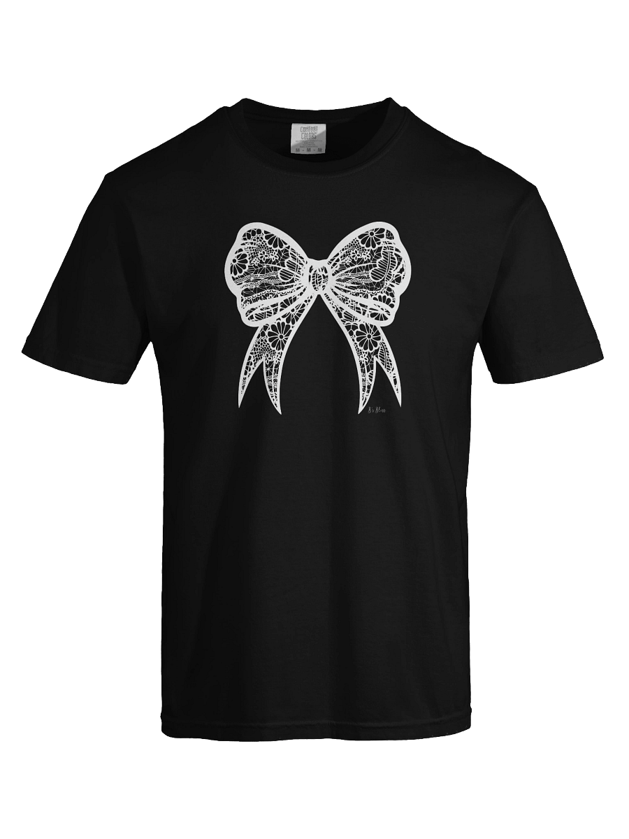 Comfort Colors White Bow Shirt product image (5)