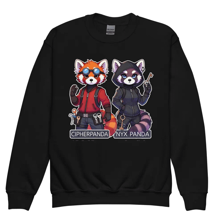 Nyx and Cypher Panda youth Sweater product image (9)
