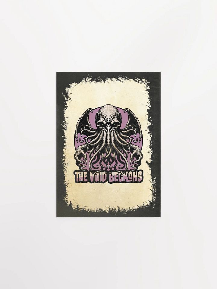 “The Void Beckons” Cthulhu Poster – Gothic Horror Art product image (2)