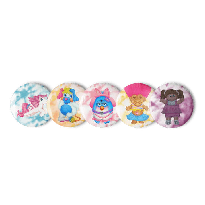 Retro Daydream Button Pin Set product image (2)