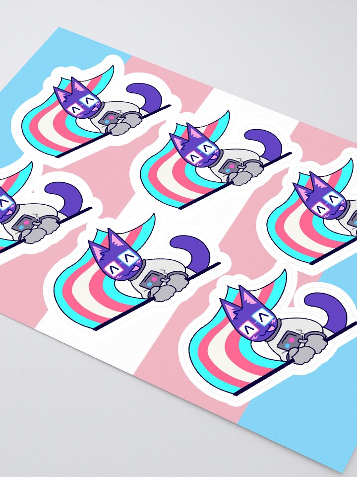 transgender pride kaykay sticker sheet product image (2)