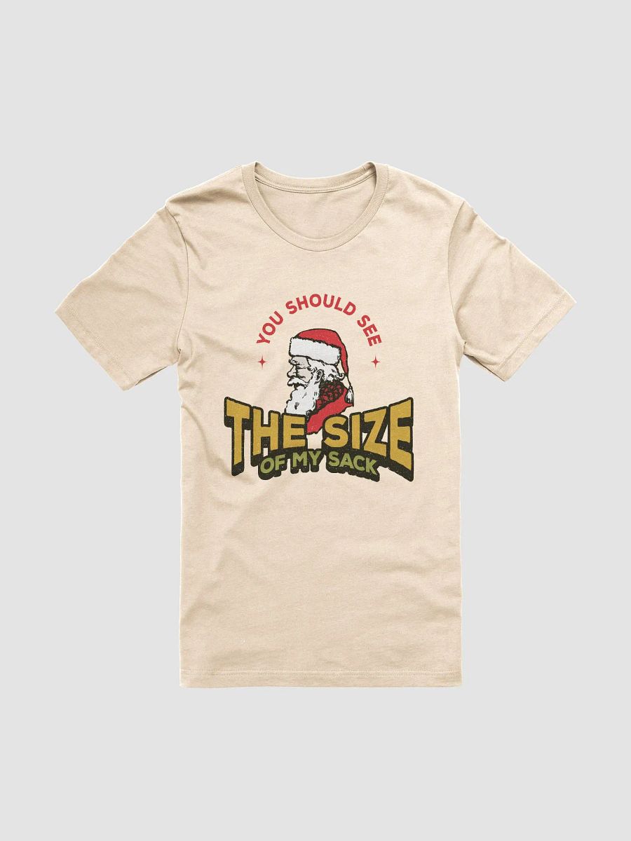 You Should See The Size of My Sack Retro Christmas Santa T-Shirt product image (1)