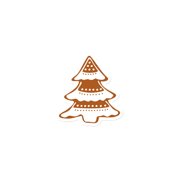 Gingerbread Tree Magnet product image (1)
