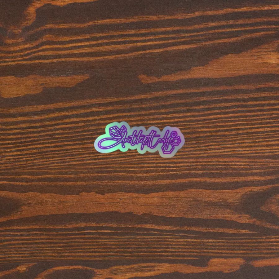 Holographic AmethystLady Idol Signature Sticker product image (5)