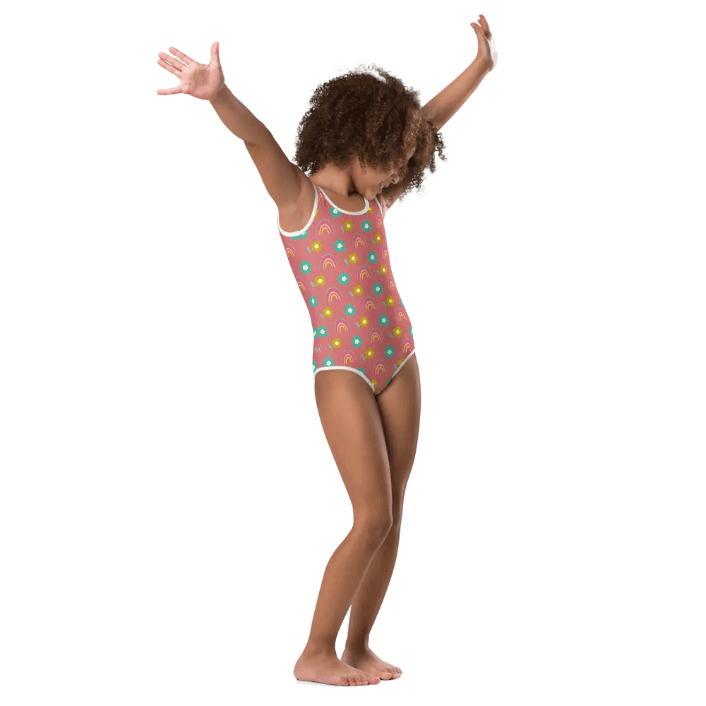 Rainbow Garden Kids Swimsuit product image (1)