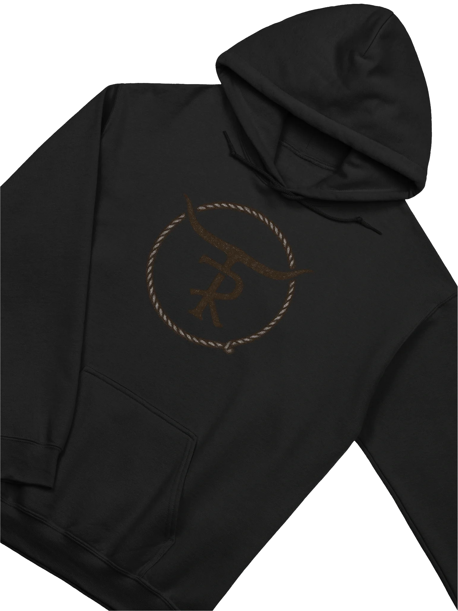 Rustic "TR" Branding Iron Logo Hoodie product image (3)