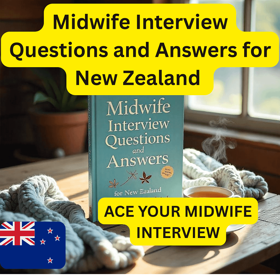 🎉 Midwife Interview Questions and Answers for New Zealand - 50% OFF! 🎉 product image (1)