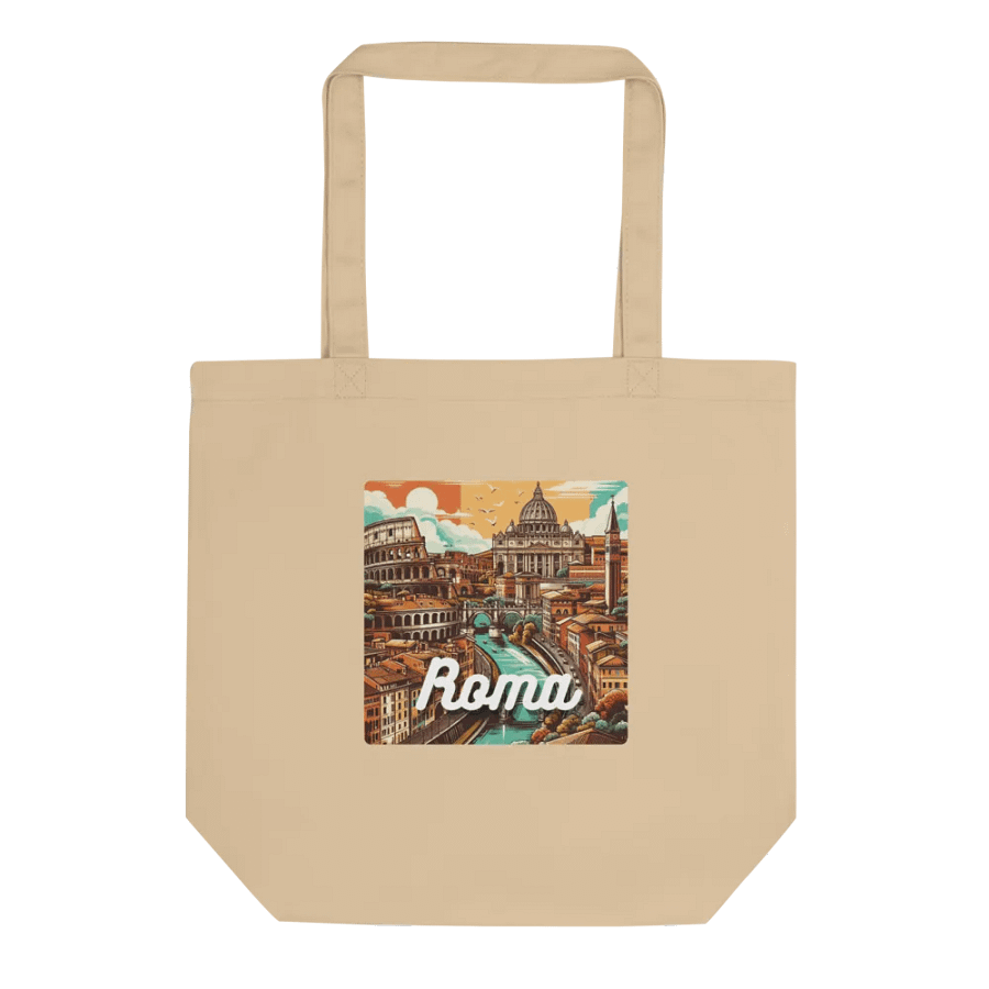 Econscious Eco-Friendly Tote Bag | AI Design Roma city product image (1)
