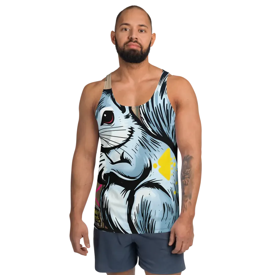 Squirrel Vibes All-Over Tank unisex product image (1)