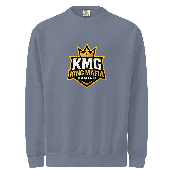KingMafiaGaming Unisex Garment-Dyed Sweatshirt – Bold Style, Ultimate Comfort! product image (8)