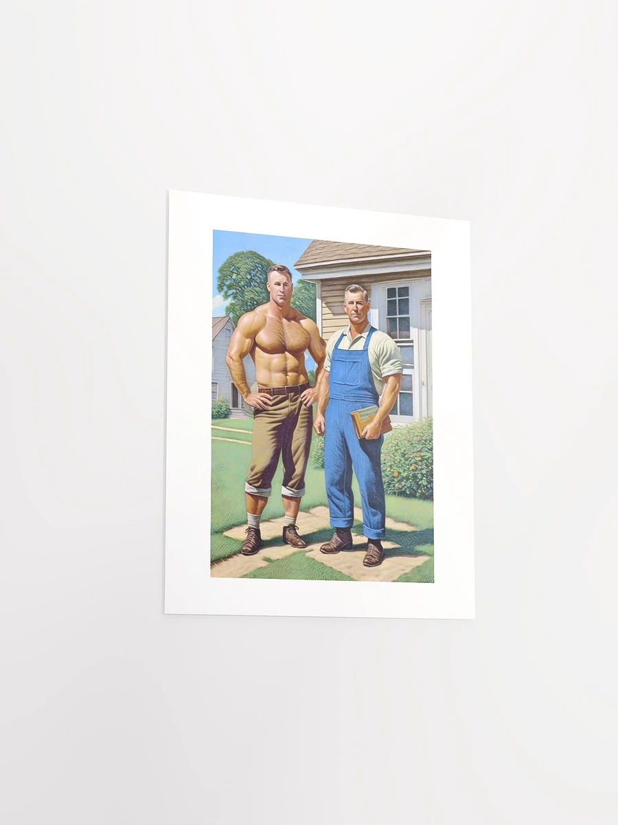 Gay American Gothic (Like Daddy Like Son) - Print product image (3)