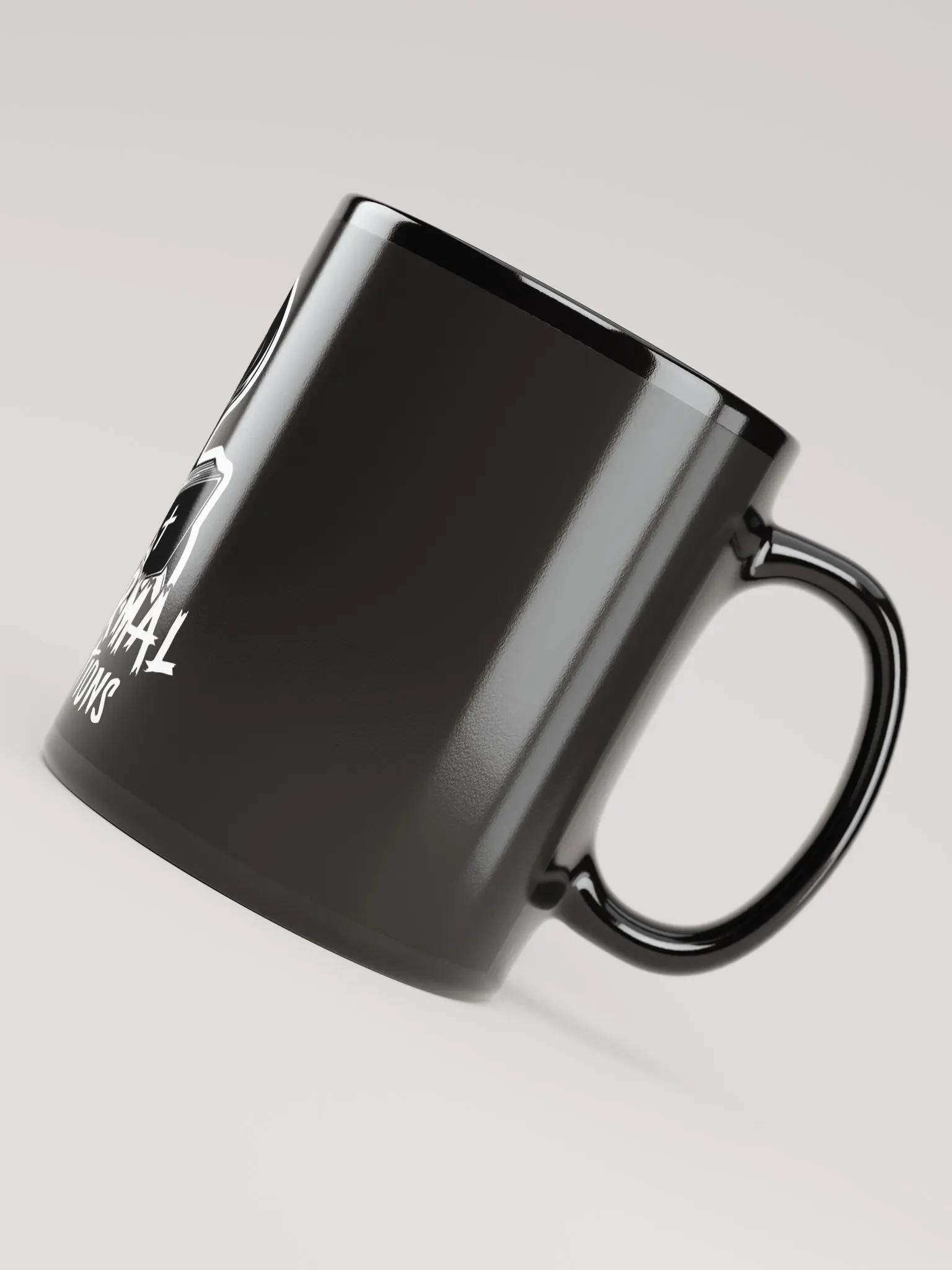 Otherworldly Reader Black Ceramic Mug product image (3)