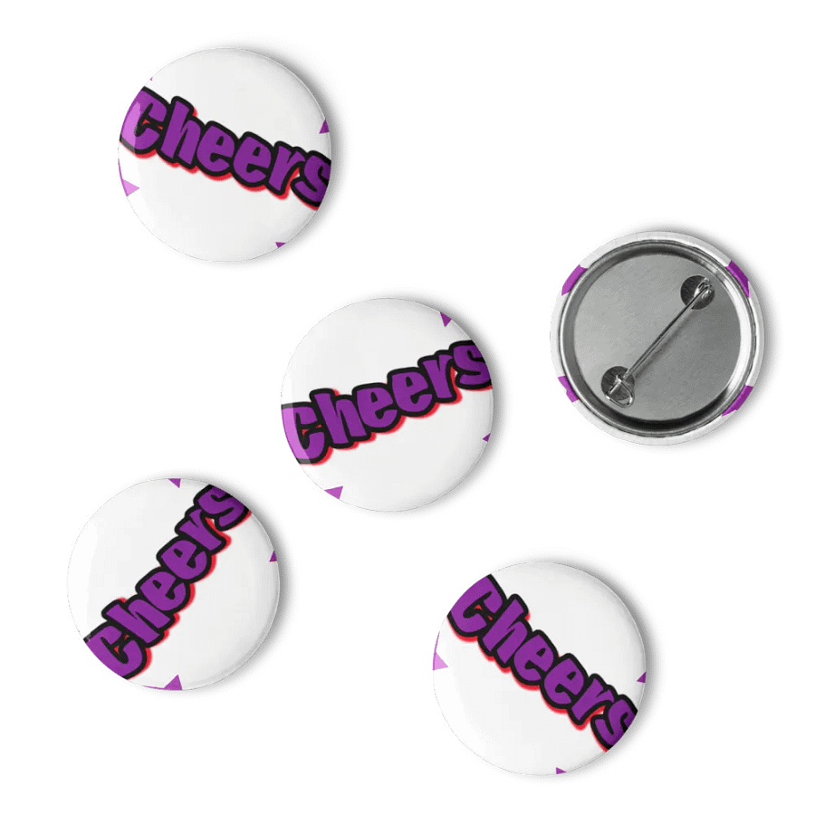 Neon Cheers Pin Buttons Set product image (15)