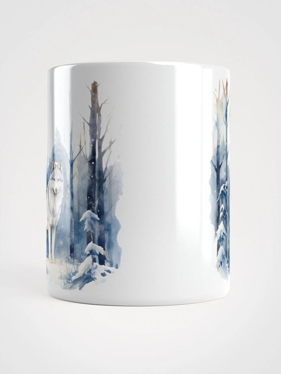 Snowy Wolf Reflection Mug product image (5)