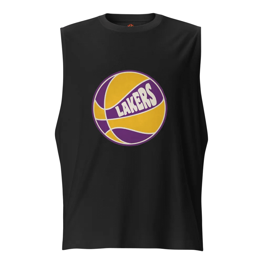 Patriot Nedo Brand Lakers Basketball Logo Muscle Tank product image (1)